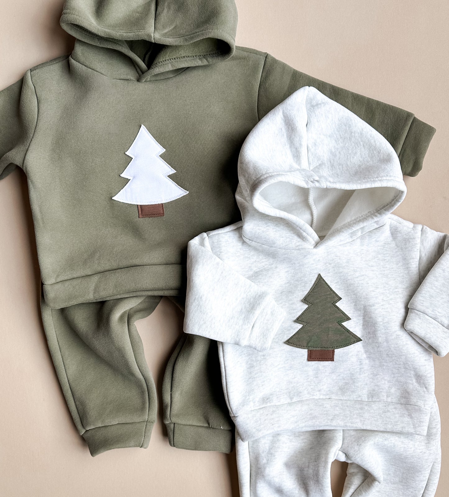 Forest Fleece Two-Piece Set - Warm Heather