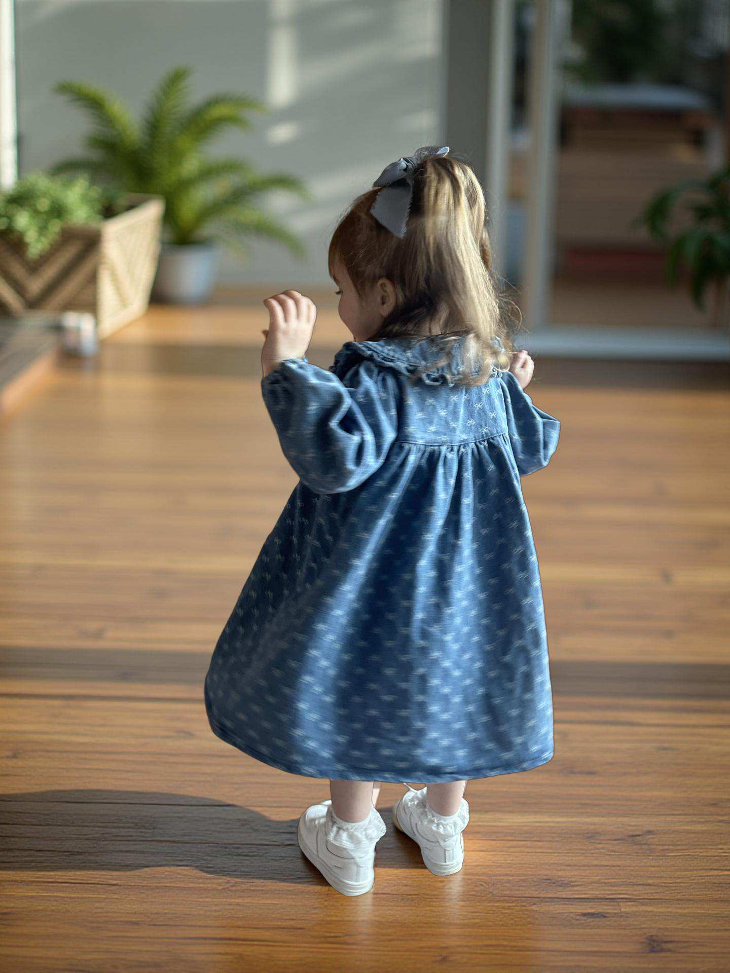 Bow Denim - Dress
