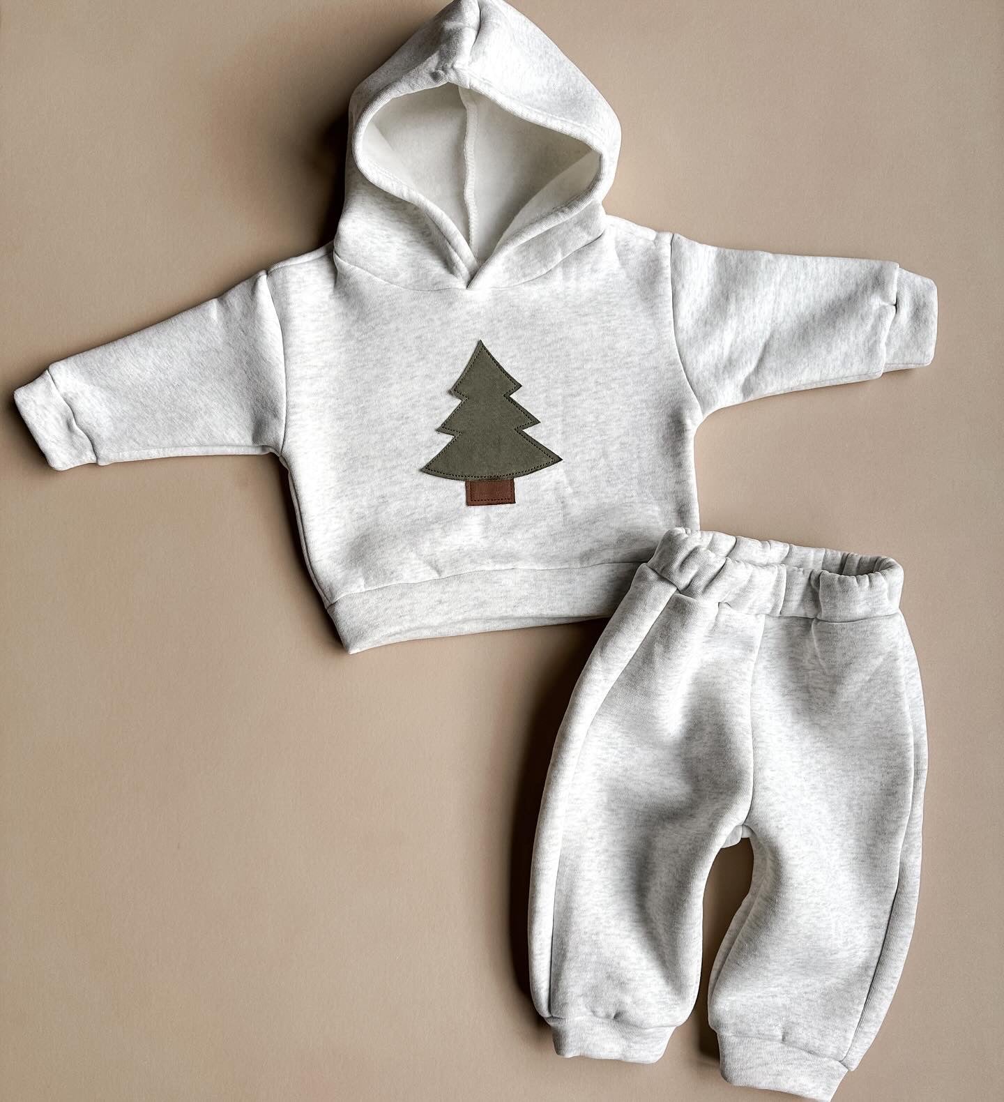 Forest Fleece Two-Piece Set - Warm Heather