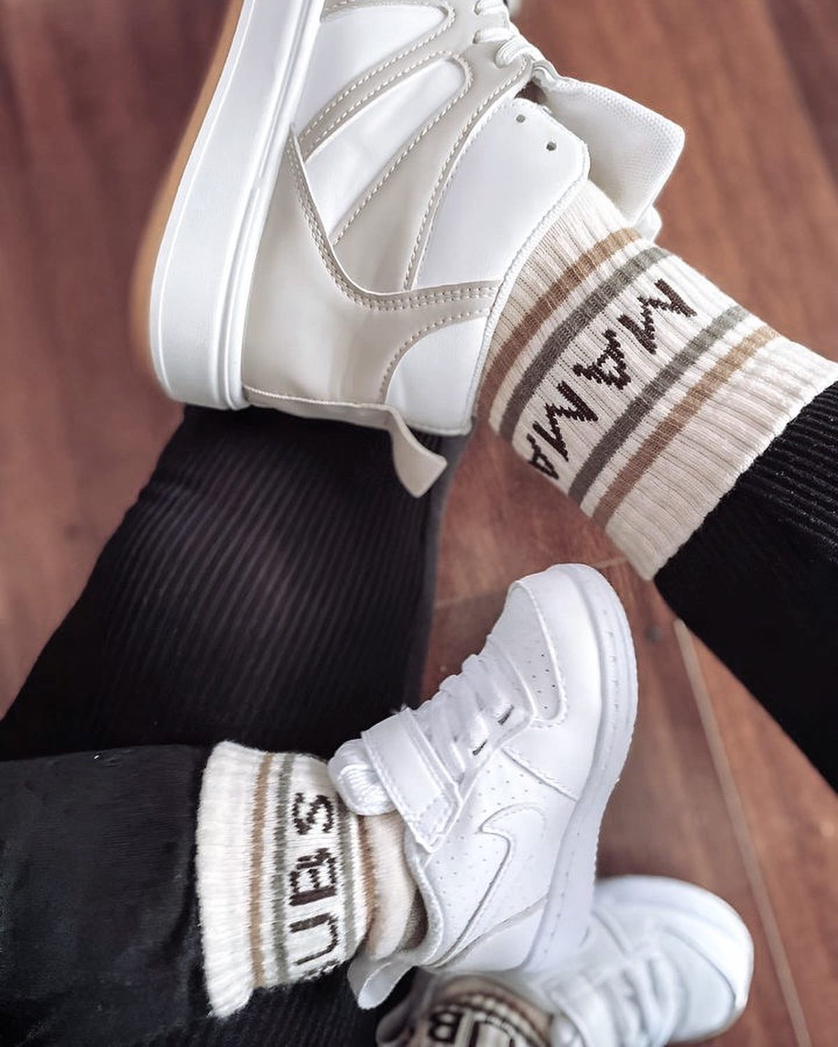 Mama Sock Set - Retro Check