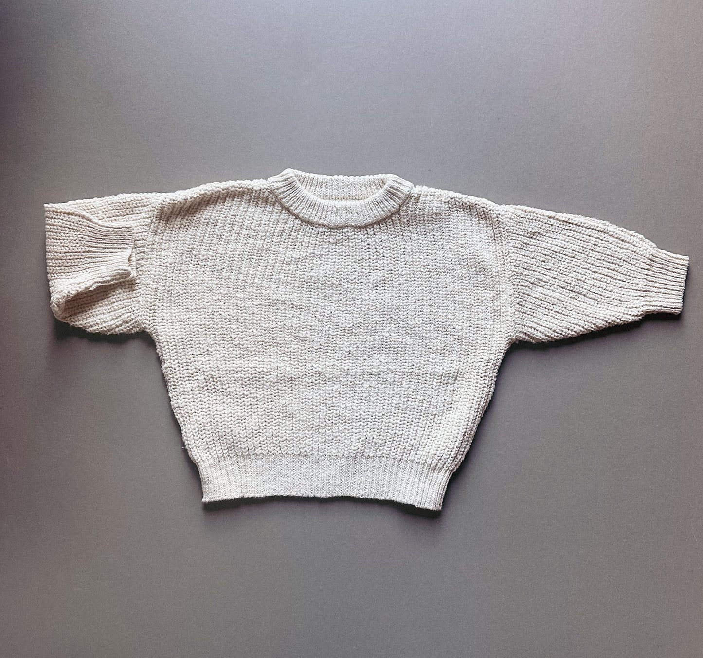 Chunky-knit Sweater - Vanilla Cream