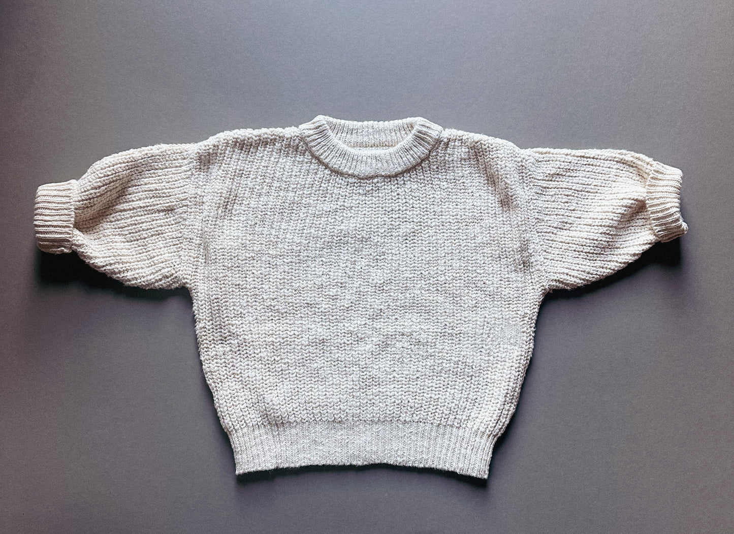 Chunky-knit Sweater - Vanilla Cream