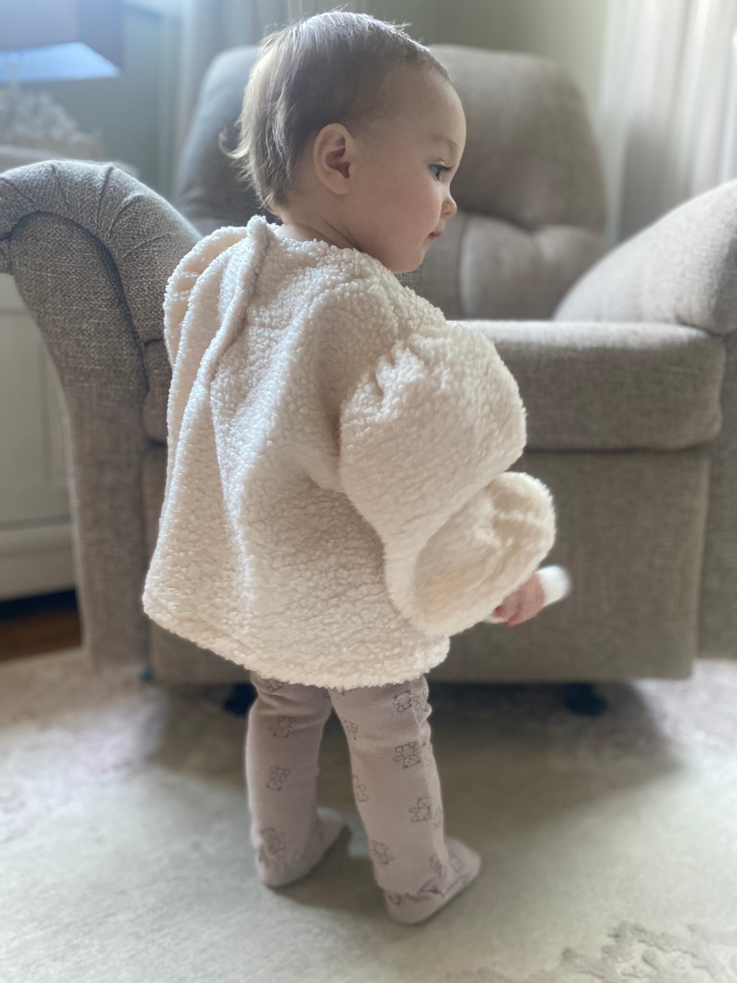 Lacey Balloon Sleeve Sweatshirt Set