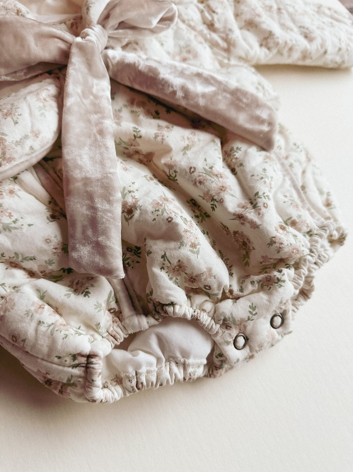 Cropped Floral Dressy Jacket - Tiny Floral