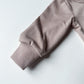 Curved Hem Woven Long Sleeve Tee