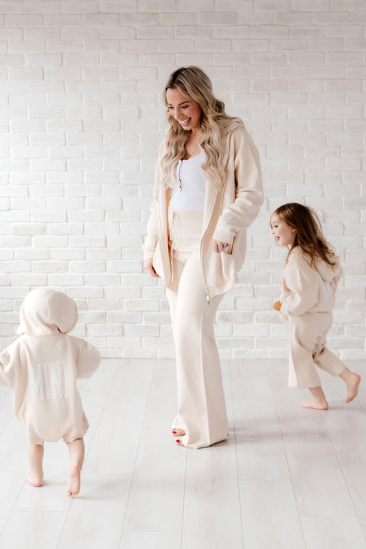 MAMA - Softest Knit Set in Cafe Au Lait