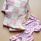Cozy Check Blanket - OEKO-Tex Certified Feather Yarn