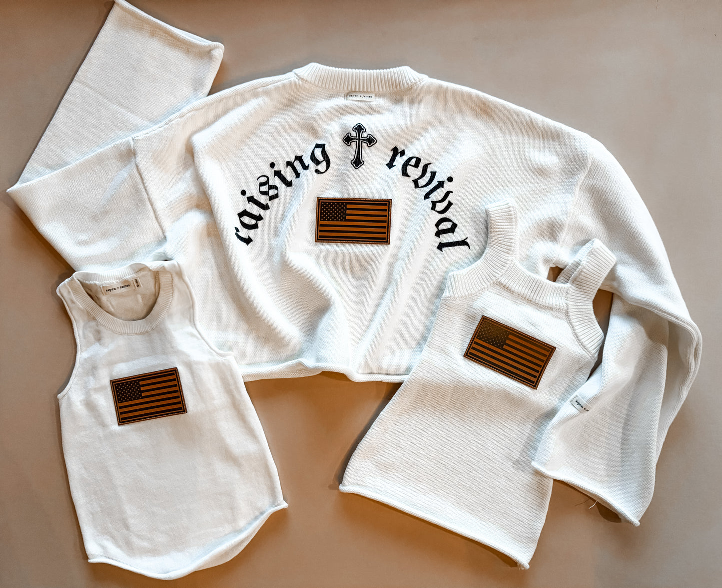 Raising Revival USA - Womens Bell Sleeve Knit Henley