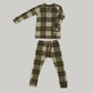 Henley Lounge Set - Winter Plaid