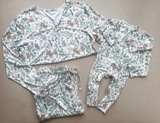 Holly Jolly - Mama Henley Set