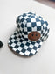 Checkered Snapback: Smiley