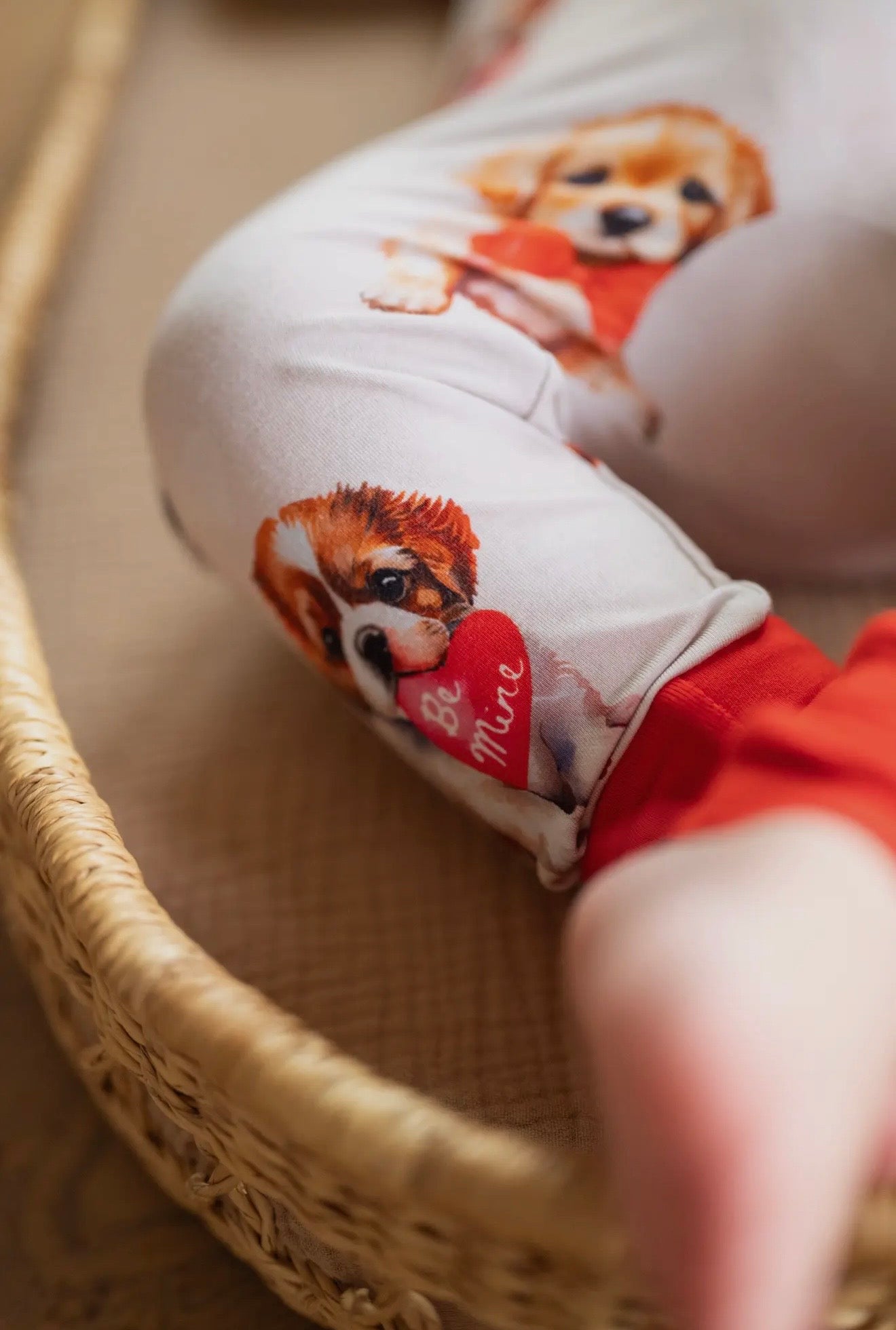 Puppy Love - Bamboo Zipper Romper