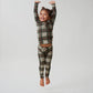 Henley Lounge Set - Winter Plaid