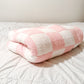 Cozy Check Blanket - OEKO-Tex Certified Feather Yarn