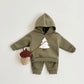 Forest Fleece Two-Piece Set - Pine (Pre-order - ships early Nov)