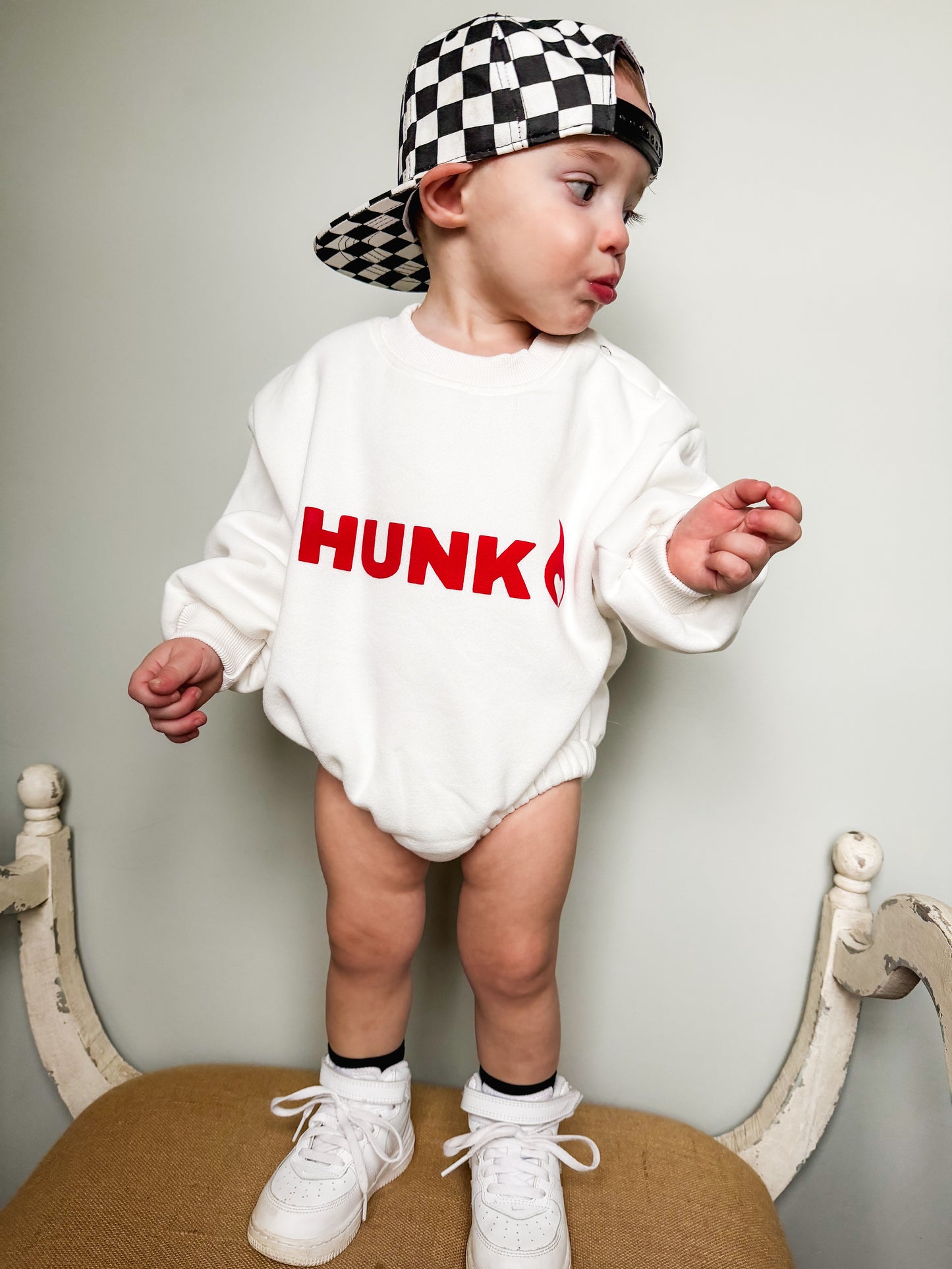 HUNK - Sweatshirt Bubble Romper