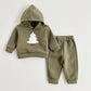 Forest Fleece Two-Piece Set - Pine (Pre-order - ships early Nov)