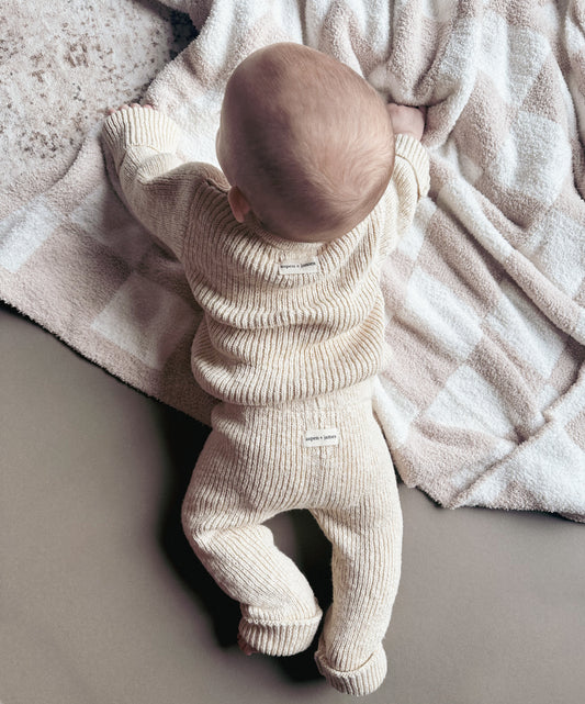 100% Cotton Knit Separates - Vanilla Cream