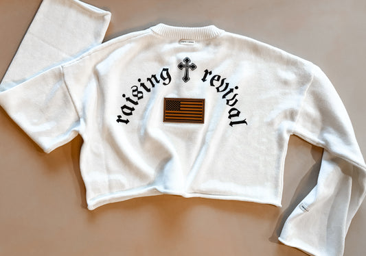 Raising Revival USA - Womens Bell Sleeve Knit Henley