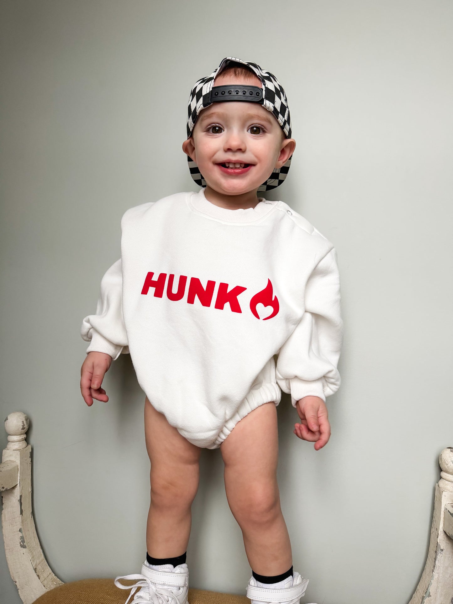 HUNK - Sweatshirt Bubble Romper