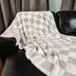 Cozy Check Blanket - OEKO-Tex Certified Feather Yarn
