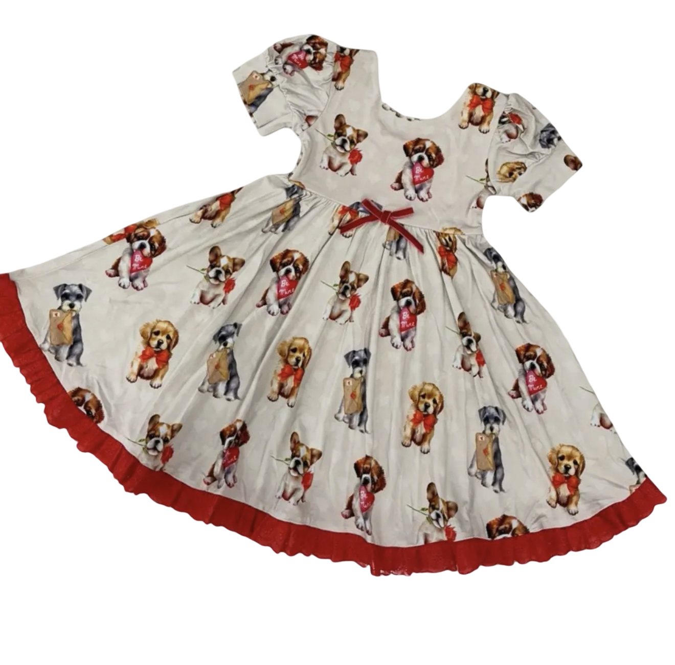 Puppy Love Lace Twirl Dress