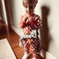 Pink Rust Check Bamboo Romper - Aspen and James Label