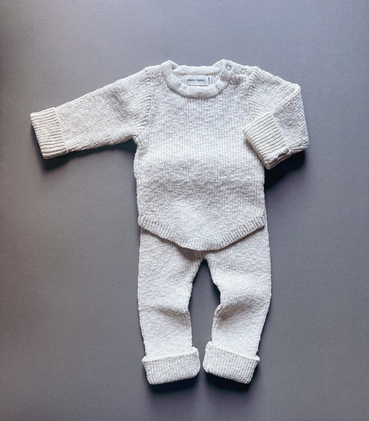 100% Cotton Knit Separates - Vanilla Cream