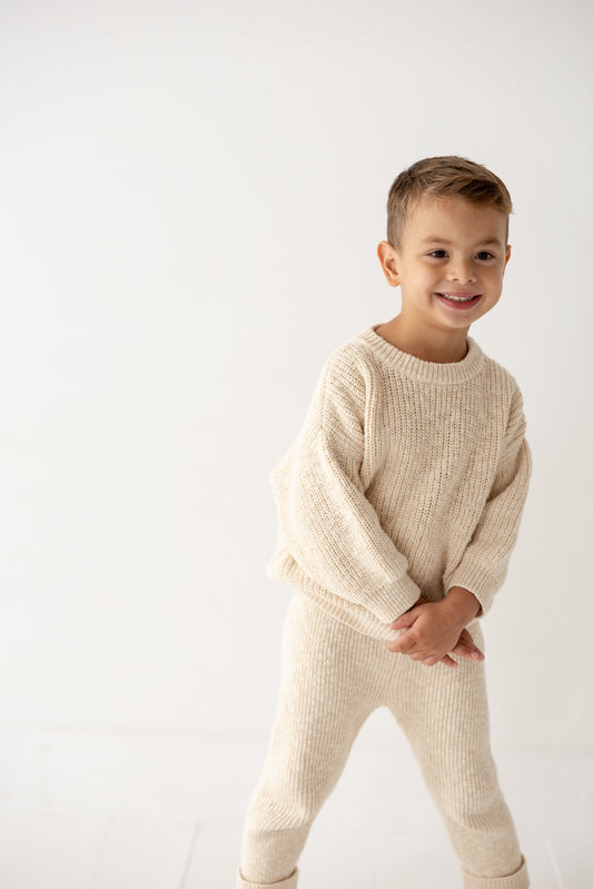 Chunky-knit Sweater - Vanilla Cream