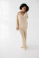 Womens Chunky Knit Set - Vanilla Cream