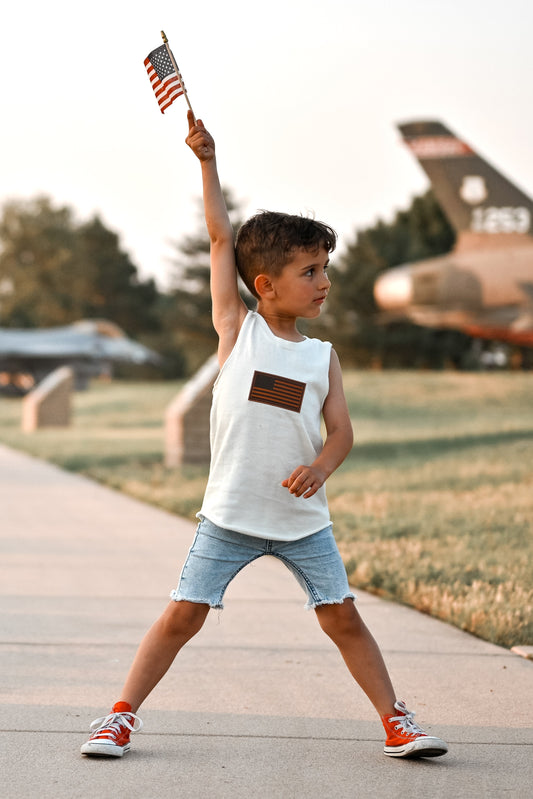 USA Knit Muscle Tank