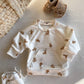 Teddy Bear Cotton Pocketed Sweatshirt