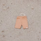 Ribbed Bike Short - Clay