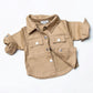 Cotton Denim Jacket in Macchiatto