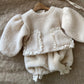 Lacey Balloon Sleeve Sweatshirt Set