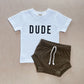 DUDE Organic baby toddler tee