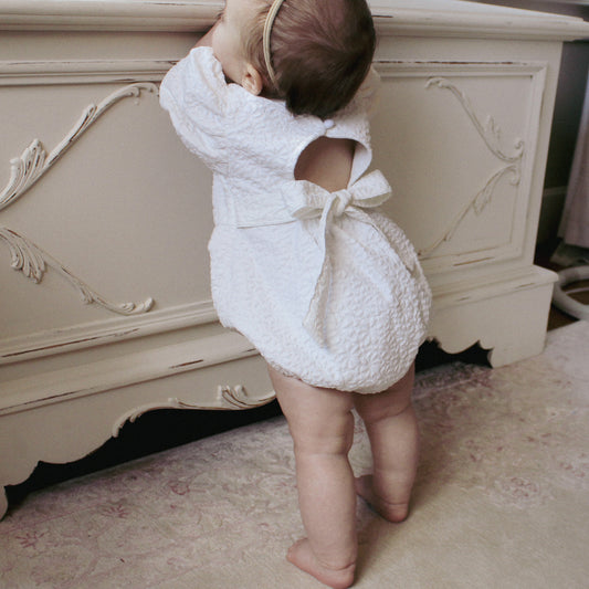 Blaire Jacquard Romper