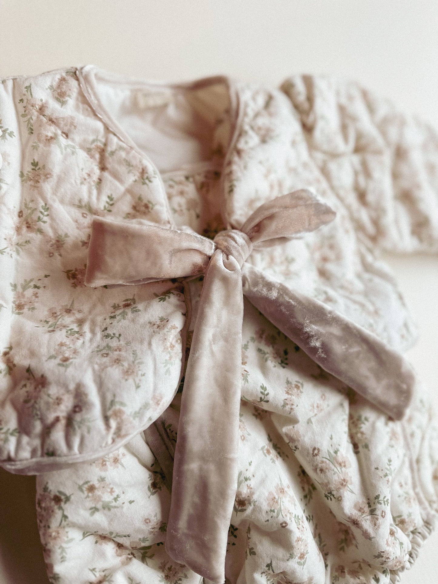 Cropped Floral Dressy Jacket - Tiny Floral