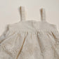 Ivory Eyelet Bubble Romper