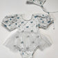Puff Sleeve Tutu Swim Set - Blue Belle