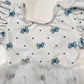 Puff Sleeve Tutu Swim Set - Blue Belle