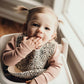 Silicone Crumb-Catcher Bib - Leopard