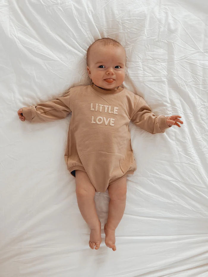 Organic "Little Love" Bubble Romper