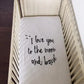 Organic Crib Sheet - Love you to the Moon