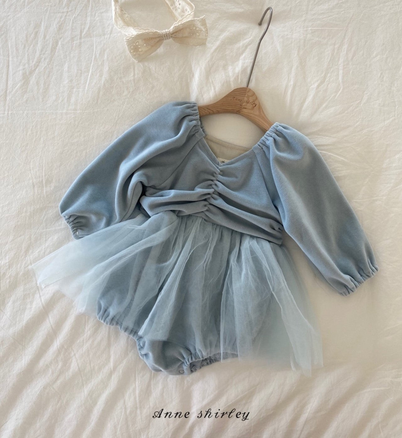 Ballet Bodysuit - Dusty Blue