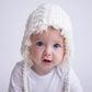 Huggalugs Cream Cozy Earflap Beanie