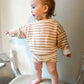 Organic Striped Knit Sweater Set