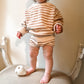 Organic Striped Knit Sweater Set