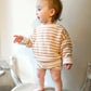 Organic Striped Knit Sweater Set