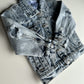 Distressed Denim Jacket - Blue Jean